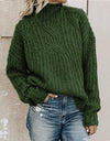 Pullover Knitted Turtleneck Sweater - Fashion Damsel