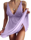 S-5XL Sexy Lingerie Dress With Spaghetti Strap