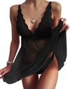 S-5XL Sexy Lingerie Dress With Spaghetti Strap