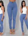 High Waist Stretch Jeans