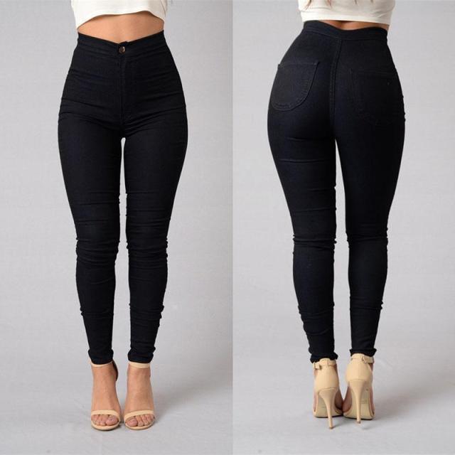 High Waist Stretch Jeans