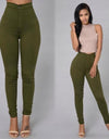 High Waist Stretch Jeans