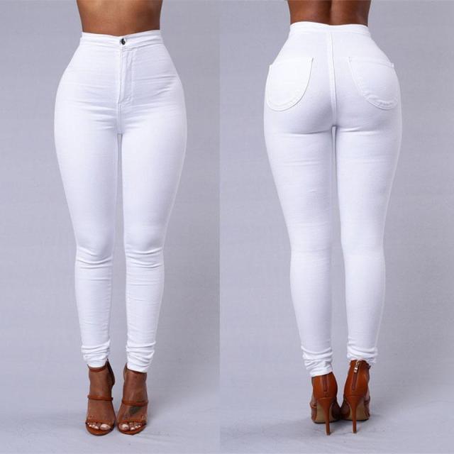 High Waist Stretch Jeans