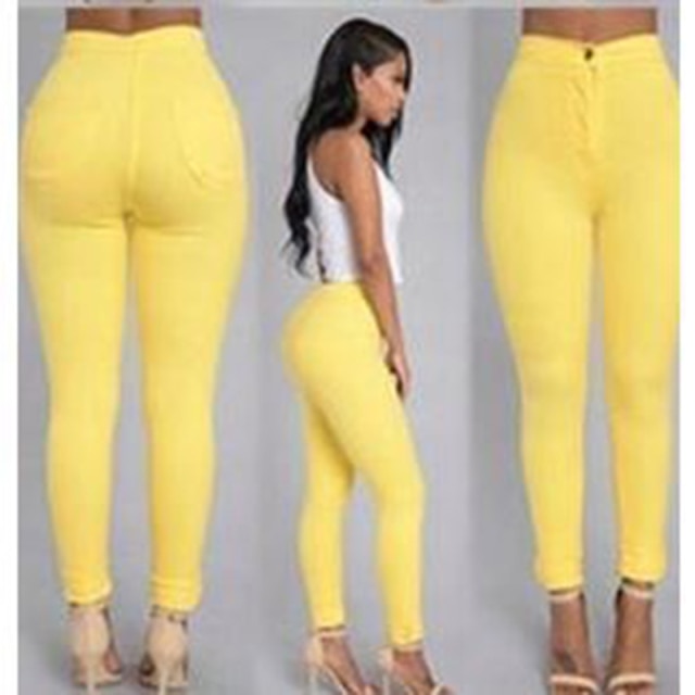 High Waist Stretch Jeans