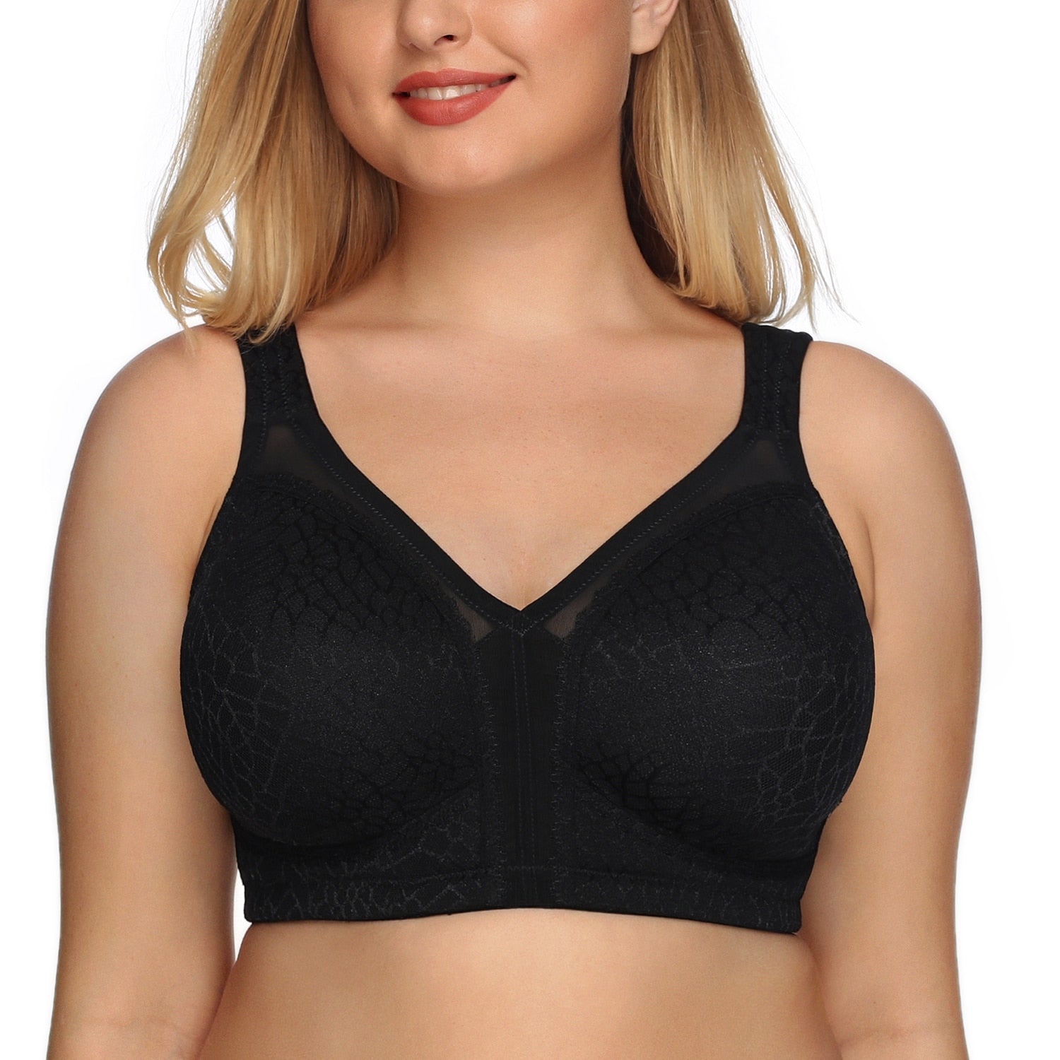 Full Coverage Minimizer Lace Comfort Bra