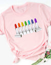 Sexy Red Lipsticks Make Up Artist Letters Print T shirt