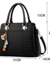 Top-Handle Embroidery Cross body Bag - Fashion Damsel