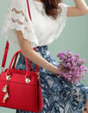 Top-Handle Embroidery Cross body Bag - Fashion Damsel