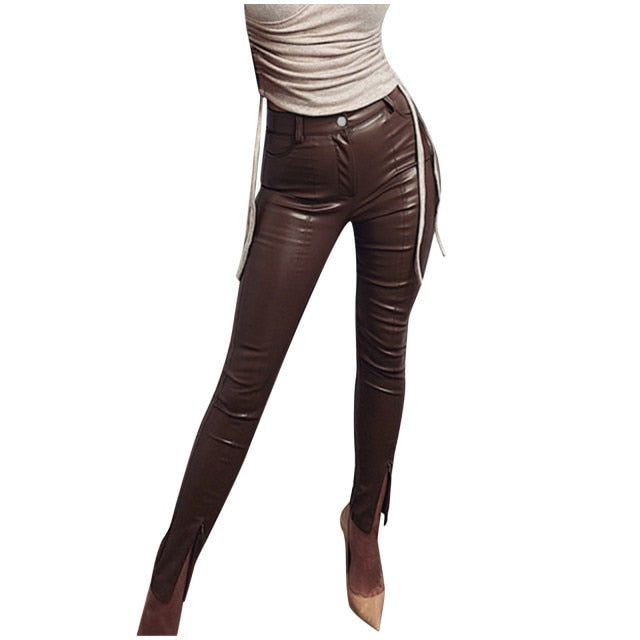 Casual zip Long Pants With Pockets - Fashion Damsel