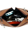 Multi-pocket Zipper Cross body Daily Handbag - Fashion Damsel