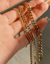 gold Bracelets geometry Chain - Fashion Damsel
