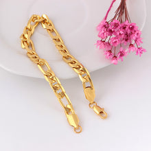 将图片加载到图库查看器，gold Bracelets geometry Chain - Fashion Damsel
