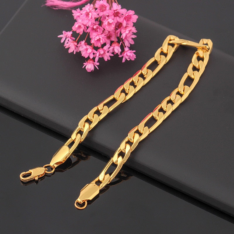 gold Bracelets geometry Chain - Fashion Damsel
