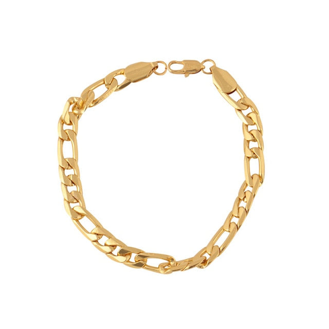 gold Bracelets geometry Chain - Fashion Damsel