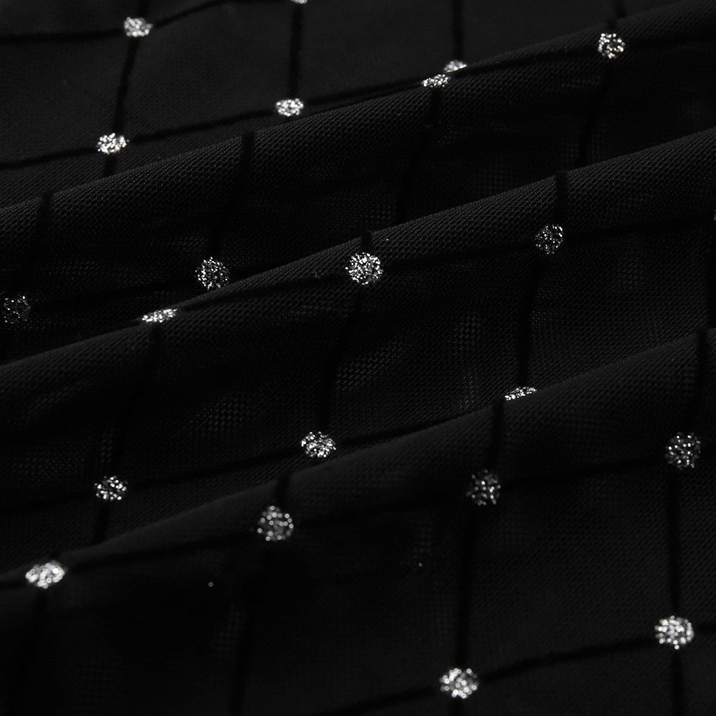 Black Elegant Sleeveless Mini Dress - Fashion Damsel