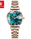 OLEVS Waterproof Luxury Jewel Quartz Watch Set