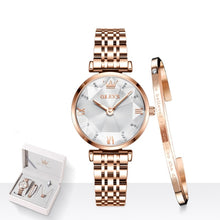 Load image into Gallery viewer, OLEVS Waterproof Luxury Jewel Quartz Watch Set
