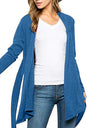 Long Sleeve Drawstring Cardigan - Fashion Damsel