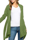 Long Sleeve Drawstring Cardigan - Fashion Damsel