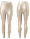 S-5XL Plus Size Faux Leather High Waist  Leggings - Fashion Damsel