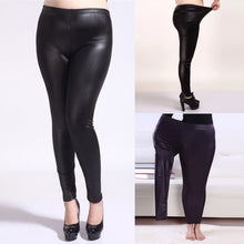 Load image into Gallery viewer, Elastic Push-Up Faux Leather Leggings - Fashion Damsel
