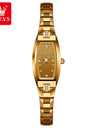OLEVS Luxury Quartz Tungsten Steel Elegant Design Wristwatch