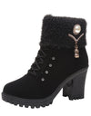 Thick-heeled Casual Water Brick Warm Snow Boots