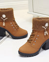 Thick-heeled Casual Water Brick Warm Snow Boots