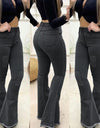 High Waist Slim Flare Pants Size S-3XL