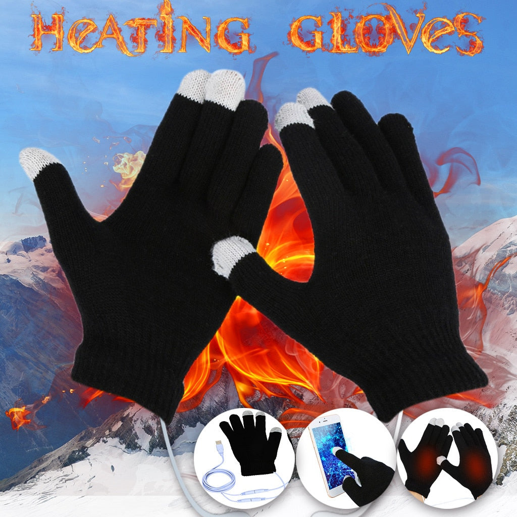 USB Heating Men And Women Gloves