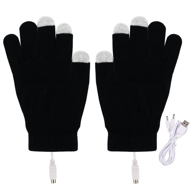 USB Heating Men And Women Gloves