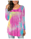 Round Neck Long Sleeve Shirt/Blouse