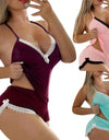 Lace Sexy Pajama Set Lingerie Sleepwear