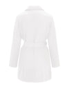 Long-Sleeve Women's Double Breasted Mini Suit Dress