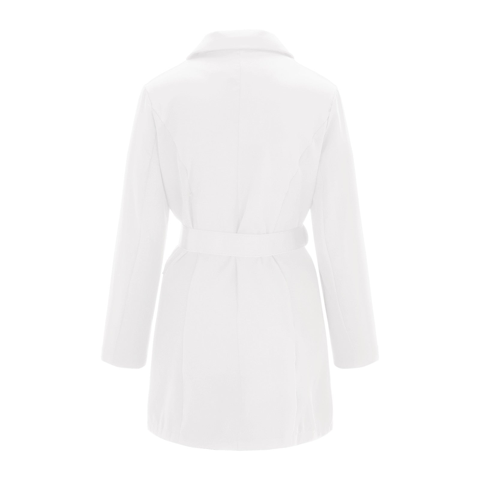 Long-Sleeve Women's Double Breasted Mini Suit Dress