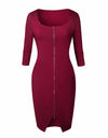 Autumn Knee-Length Women's Fashion Dress