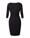 Autumn Knee-Length Women's Fashion Dress