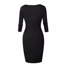 Cargar imagen en el visor de la galería, Autumn Knee-Length Women&#39;s Fashion Dress
