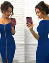 Autumn Knee-Length Women's Fashion Dress