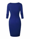 Autumn Knee-Length Women's Fashion Dress