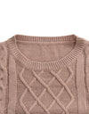 Knitted Sweater Dress Winter Pullover