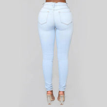 სურათის ჩატვირთვა გალერეის მნახველში, High Waist Denim Jeans With Pockets
