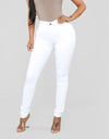 High Waist Denim Jeans With Pockets
