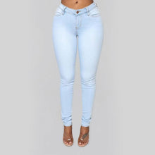 სურათის ჩატვირთვა გალერეის მნახველში, High Waist Denim Jeans With Pockets
