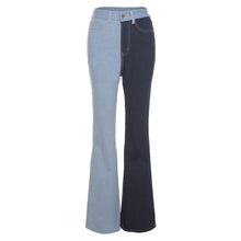 Carica l&#39;immagine nel visualizzatore di Gallery, High Waist Vintage Patchwork Slim Jeans
