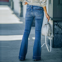 将图片加载到图库查看器，High Street Women&#39;s Denim Jeans Pants With Pockets
