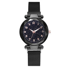 將圖片載入圖庫檢視器 Ladies Magnetic Starry Sky Clock Luxury Wristwatches
