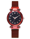 Ladies Magnetic Starry Sky Clock Luxury Wristwatches