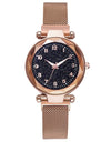 Ladies Magnetic Starry Sky Clock Luxury Wristwatches