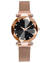 Ladies Magnetic Starry Sky Clock Luxury Wristwatches